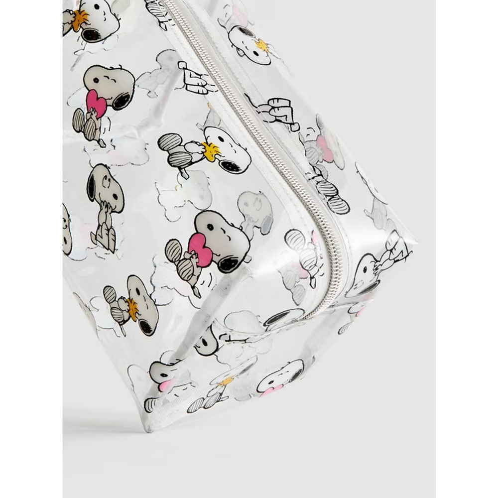 Peanuts x Primark Snoopy & Woodstock Clear Makeup Bag – NWT - Picture 2 of 8